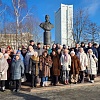 Накануне Дня защитника Отечества, 22 февраля, в районе Савелки состоялась торжественная церемония возложения цветов