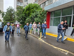 Субботний обход состоялся на территории 14-го микрорайона