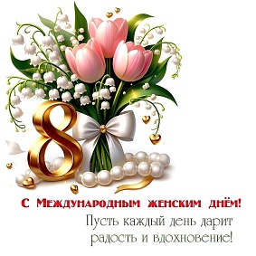 С Международным женским днем!